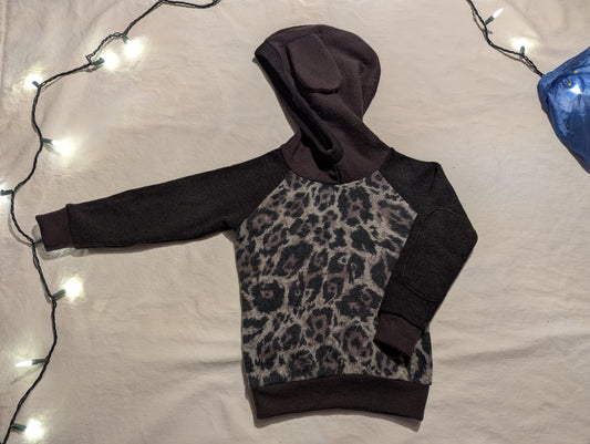 5-6 Year Wool Hoody with ears