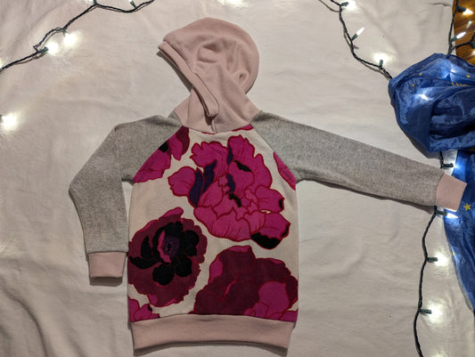 6-7 Year Cashmere Floral Hoody